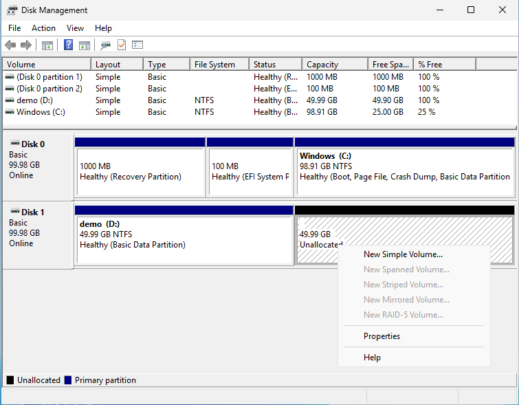 Windows Disk Manager